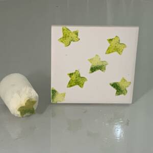 Medium Ivy leaf (code 75) - Sponge Its laser cut sponges designed by Rachel Byass