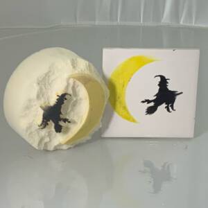 Large Crescent Moon and Witch Sponge Its Laser Cut High Density Sponge Designed by Rachel Byass  (Code 27)
