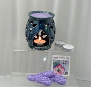 Hand thrown tea light gift set
