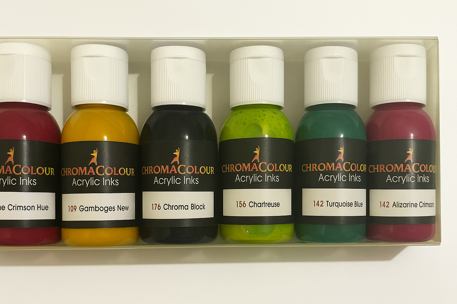 Chromacolour set of 12 x 30mm inks