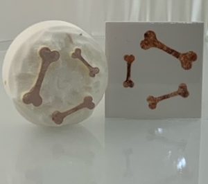 Large Different sized bones x 3 (code 132) - Sponge Its Laser cut sponge designed by Rachel Byass