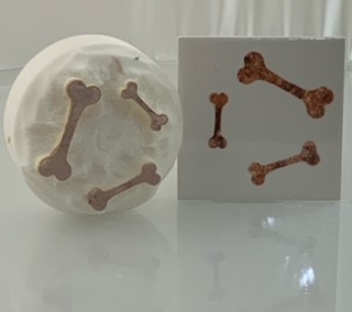 Large Different sized bones x 3 (code 132) - Sponge Its Laser cut sponge designed by Rachel Byass