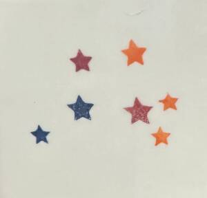 Medium Group of different sized stars (code 156) - Sponge Its Laser cut sponge designed by Rachel Byass
