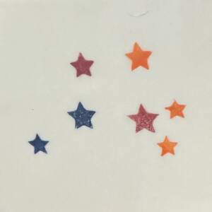 Medium Group of different sized stars (code 156) - Sponge Its Laser cut sponge designed by Rachel Byass