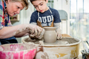 30min Pottery Wheel & 30min Paint - Wed 12th Aug 2026 for children aged 6+