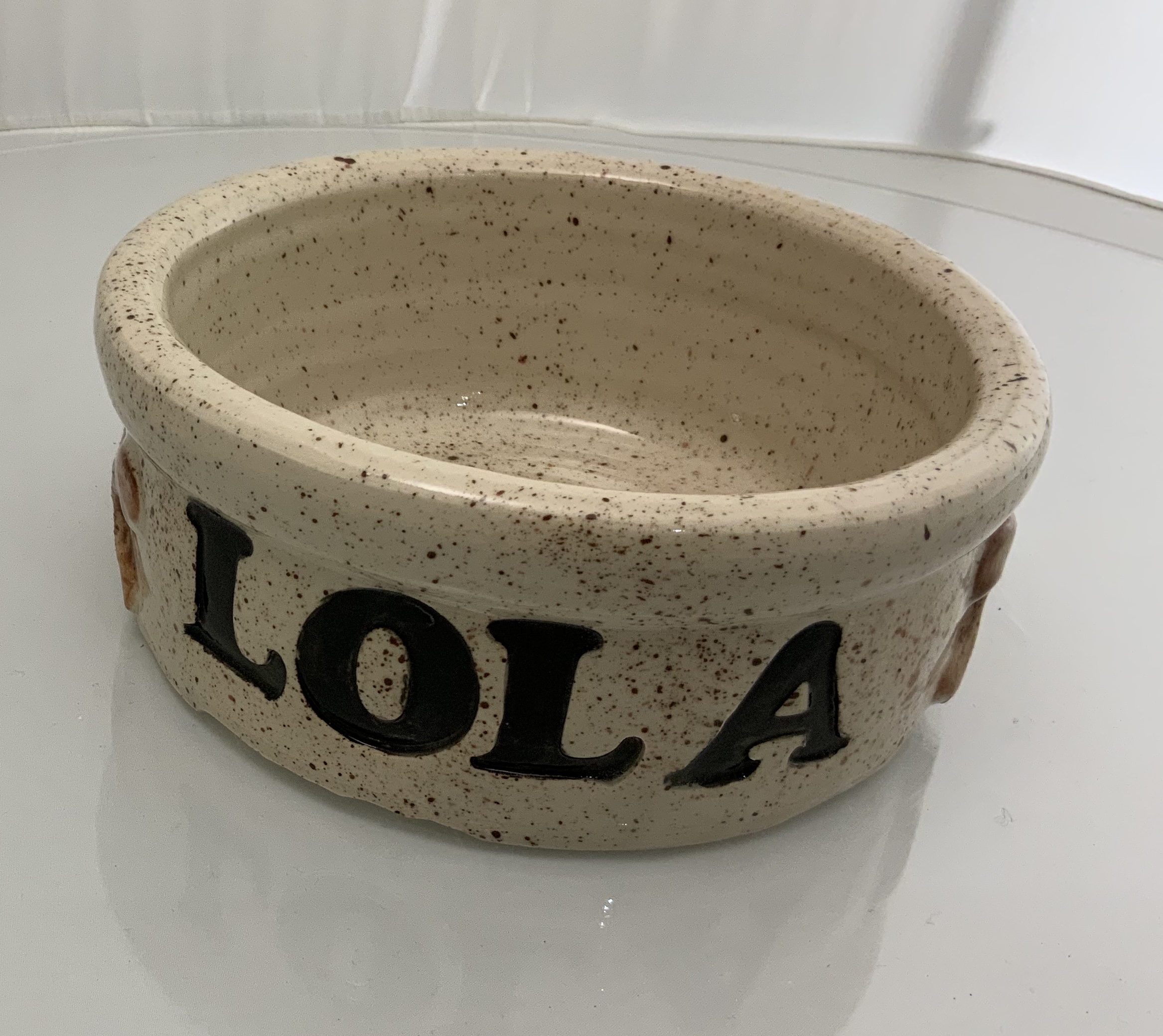 Hand thrown stoneware pet bowls - Image 13