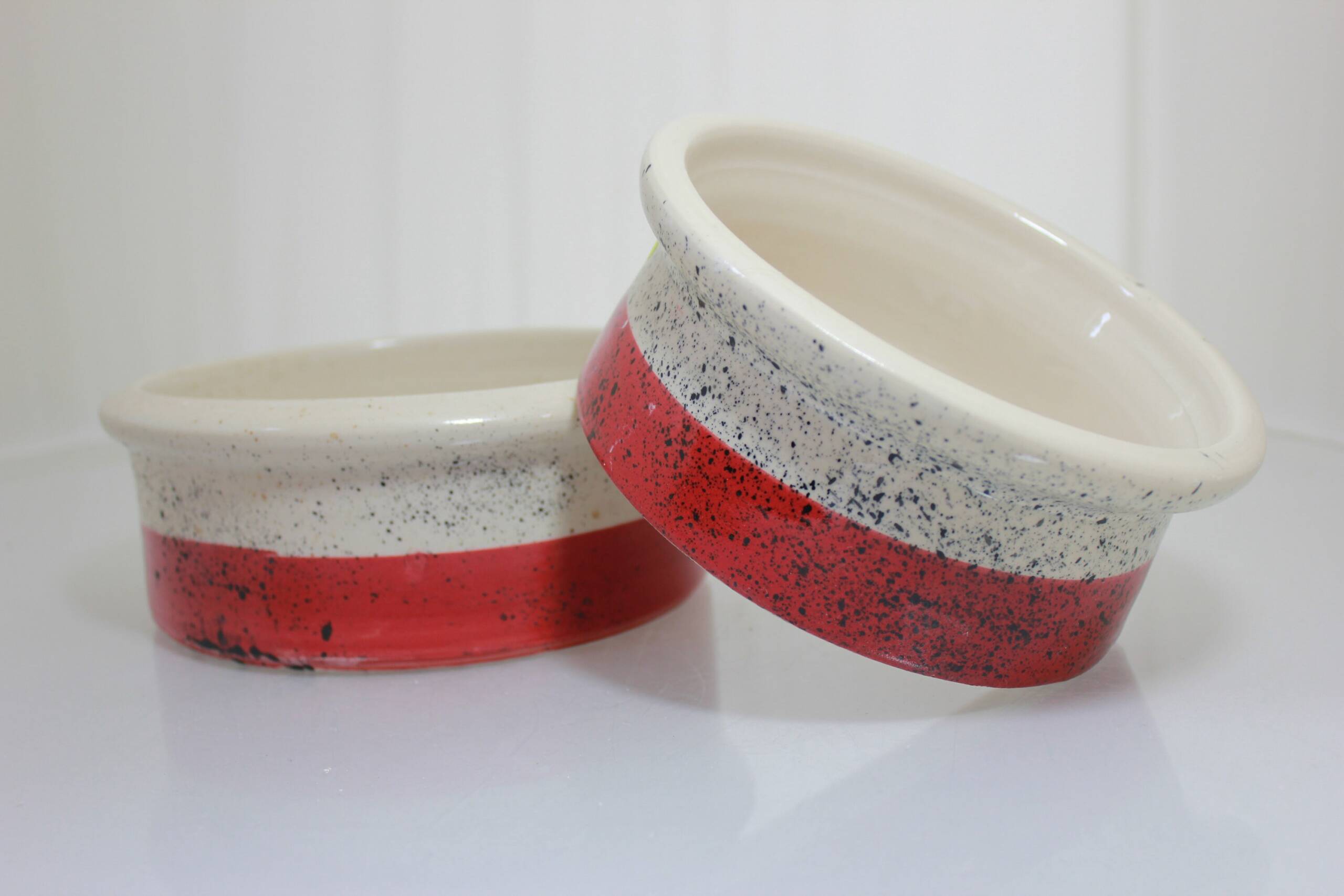 Hand thrown stoneware pet bowls - Image 6