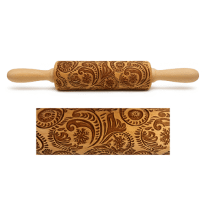 020 Pattern embossed rolling pin