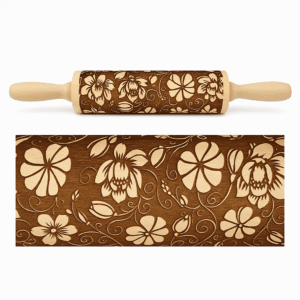 Patter 022 Embossed rolling pin
