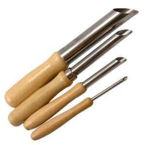 Round hole cutters set of 4