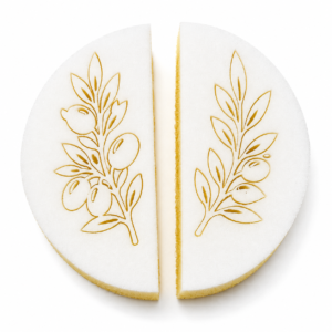 Large Olive Branch Sponge Duo- Sponge Its Laser cut sponges designed by Rachel Byass